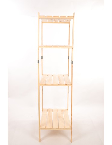 Regały drewniane - Regał drewniany na książki regał na zabawki regał do spiżarni 179cm SOSNOWY - product 5