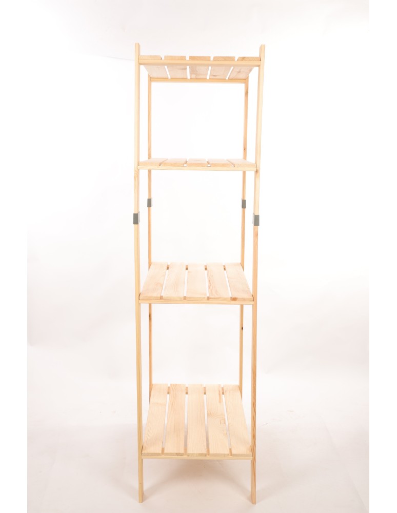 Regały drewniane - Regał drewniany na książki regał na zabawki regał do spiżarni 179cm SOSNOWY - product b2b.wamar.biz 5