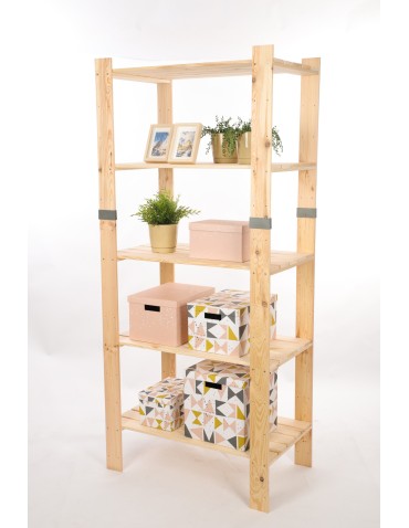 Regał drewniany na książki regał na zabawki regał do spiżarni 179cm SOSNOWY - product 2