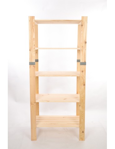 Regały drewniane - Regał drewniany na książki regał na zabawki regał do spiżarni 179cm SOSNOWY - product 4