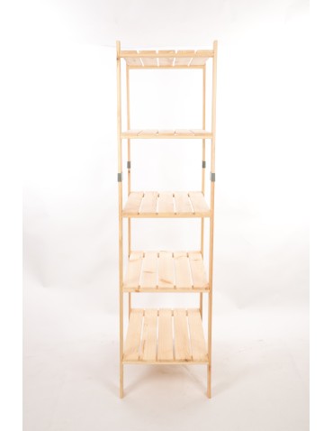 Regały drewniane - Regał drewniany na książki regał na zabawki regał do spiżarni 179cm SOSNOWY - product 5