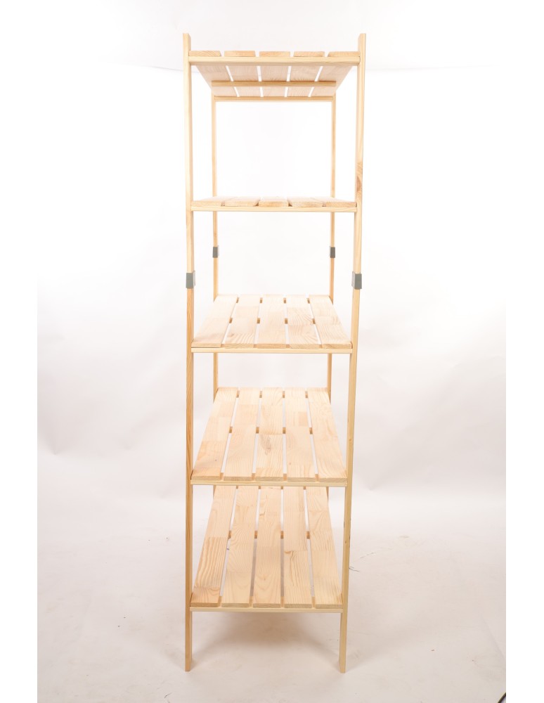 Regały drewniane - Regał drewniany na książki regał na zabawki regał do spiżarni 179cm SOSNOWY - produkt b2b.wamar.biz 5