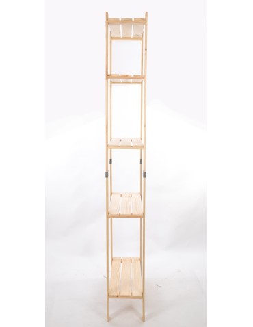 Regały drewniane - Regał drewniany na książki regał na zabawki regał do spiżarni 230cm SOSNOWY - product 5