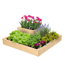 Narożna skrzynia na warzywa drewniany warzywniak ogród inspekt 18x60x60 EKO - product 2