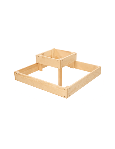 Uprawowe skrzynie ogrodowe- Warzywniaki- skrzynia do uprawy - Narożna skrzynia na warzywa drewniany warzywniak ogród inspekt 18x60x60 EKO - product 3