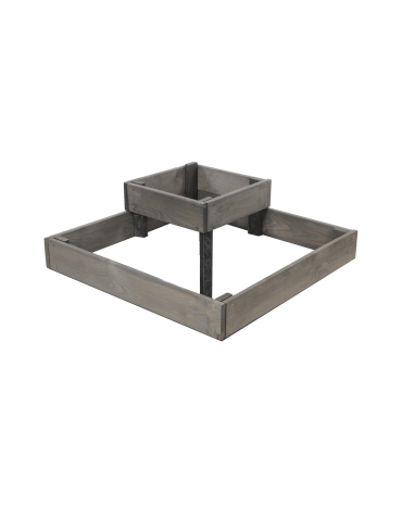 Uprawowe skrzynie ogrodowe- Warzywniaki- skrzynia do uprawy - Narożna skrzynia na warzywa drewniany warzywniak ogród inspekt 18x60x60 EKO - product 3