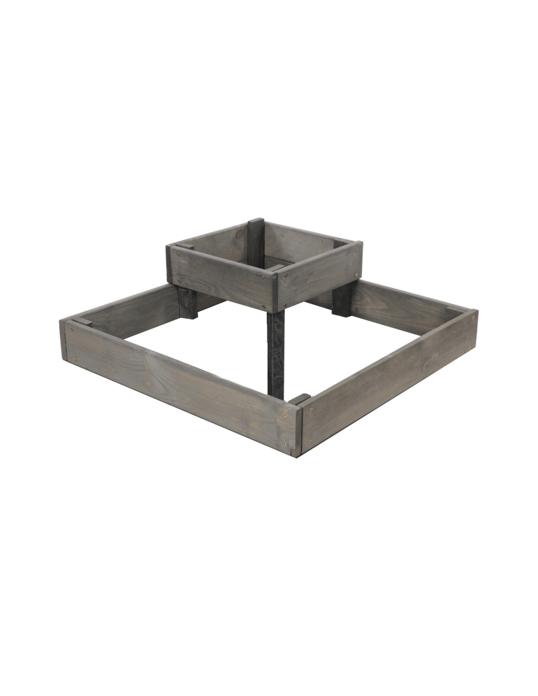 Uprawowe skrzynie ogrodowe- Warzywniaki- skrzynia do uprawy - Narożna skrzynia na warzywa drewniany warzywniak ogród inspekt 18x60x60 EKO - product b2b.wamar.biz 3