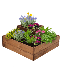 Drewniana skrzynia narożna donica na warzywa warzywniak 27x60x60 GRATIS ECO - product 2