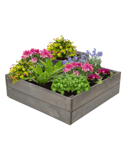 Drewniana skrzynia narożna donica na warzywa warzywniak 27x60x60 GRATIS EKO - product 2