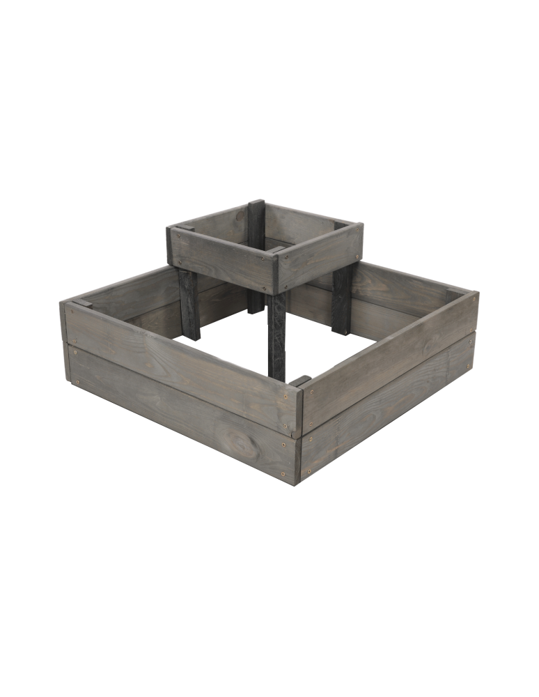 Uprawowe skrzynie ogrodowe- Warzywniaki- skrzynia do uprawy - Drewniana skrzynia narożna donica na warzywa warzywniak 27x60x60 GRATIS EKO - product b2b.wamar.biz 3