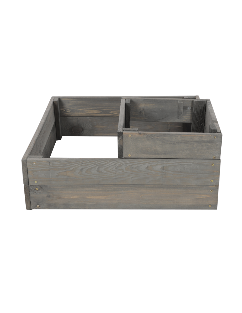 Uprawowe skrzynie ogrodowe- Warzywniaki- skrzynia do uprawy - Drewniana skrzynia narożna donica na warzywa warzywniak 27x60x60 GRATIS EKO - product b2b.wamar.biz 4