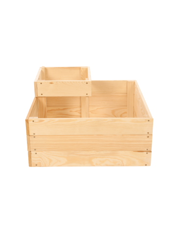 Uprawowe skrzynie ogrodowe- Warzywniaki- skrzynia do uprawy - Narożna skrzynia na warzywa drewniany warzywniak ogród inspekt 36x60x60 EKO - product 5
