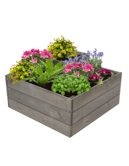 Narożna skrzynia na warzywa drewniany warzywniak ogród inspekt 36x60x60 EKO - product 2