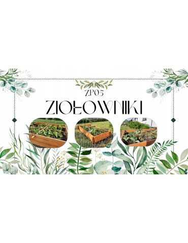 Podwyższona grządka skrzynia na warzywa drewniana donica zioła120x100cm ECO - product 2
