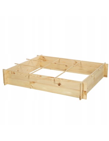 Uprawowe skrzynie ogrodowe- Warzywniaki- skrzynia do uprawy - Podwyższona grządka skrzynia na warzywa drewniana donica zioła120x100cm ECO - product 3