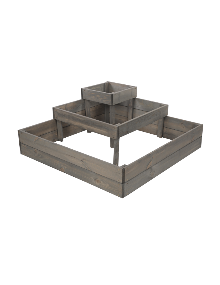 Uprawowe skrzynie ogrodowe- Warzywniaki- skrzynia do uprawy - Narożna skrzynia podwyższana na warzywa drewniany warzywniak 36x90x90 EKO - product b2b.wamar.biz 3