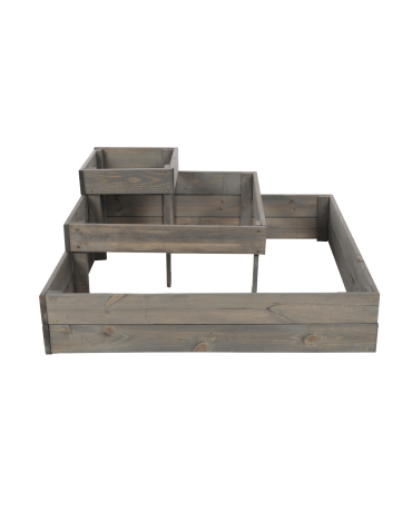 Uprawowe skrzynie ogrodowe- Warzywniaki- skrzynia do uprawy - Narożna skrzynia podwyższana na warzywa drewniany warzywniak 36x90x90 EKO - product 5