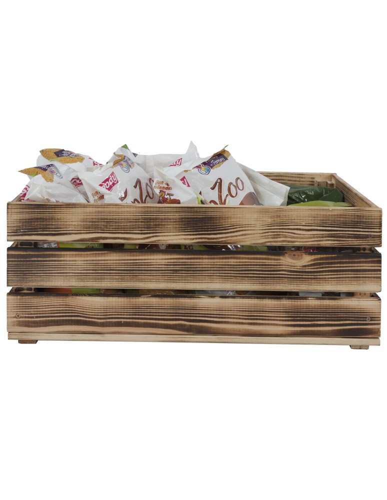 Skrzynie i skrzynki drewniane - Drewniana skrzynka na warzywa skrzyneczka skrzynki drewniane 60x40 DUŻA EKO - product b2b.wamar.biz 4