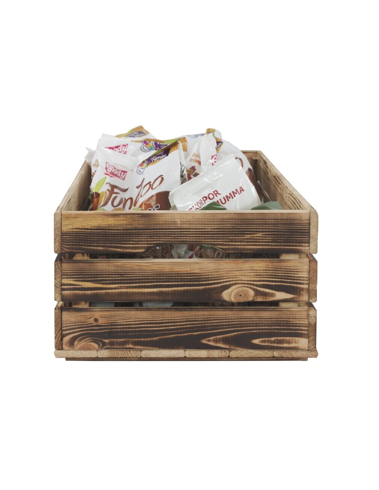 Skrzynie i skrzynki drewniane - Drewniana skrzynka na warzywa skrzyneczka skrzynki drewniane 60x40 DUŻA EKO - product b2b.wamar.biz 6