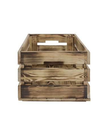 Skrzynie i skrzynki drewniane - Drewniana skrzynka na warzywa skrzyneczka skrzynki drewniane 40x30 RĄCZKI - produkt 3