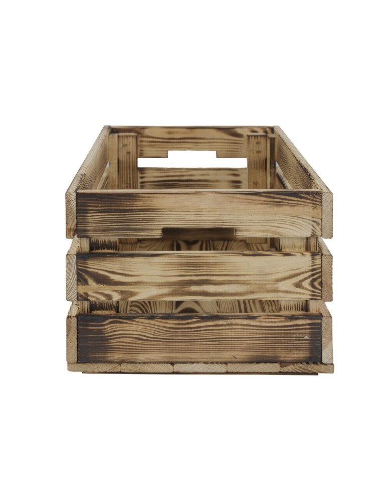 Skrzynie i skrzynki drewniane - Drewniana skrzynka na warzywa skrzyneczka skrzynki drewniane 40x30 RĄCZKI - produkt b2b.wamar.biz 3