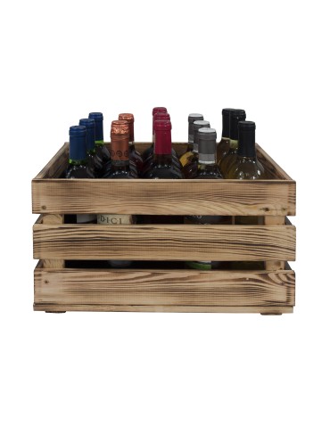 Skrzynie i skrzynki drewniane - Drewniana skrzynka na warzywa skrzyneczka skrzynki drewniane 40x30 RĄCZKI - produkt 4