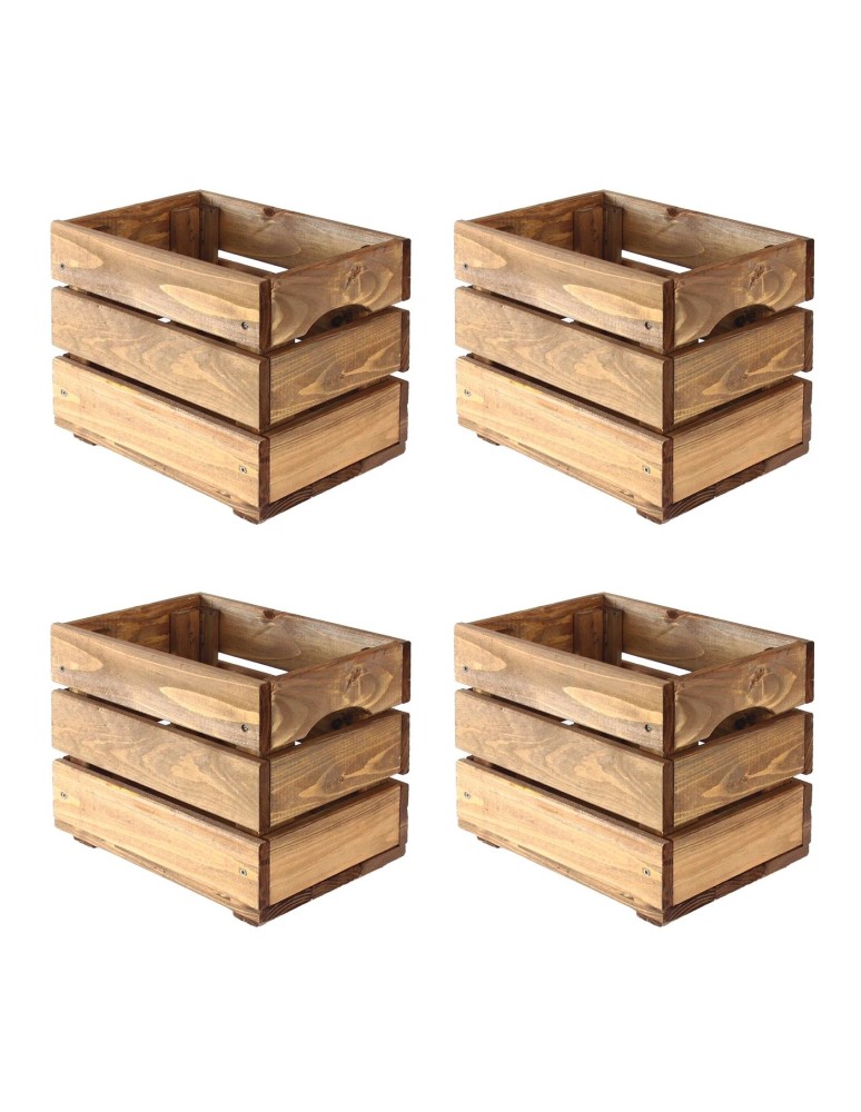 Skrzynie i skrzynki drewniane - Skrzynki drewniane zestaw skrzynek na warzywa drewniana skrzynka 4szt 30x20 - product b2b.wamar.biz 1