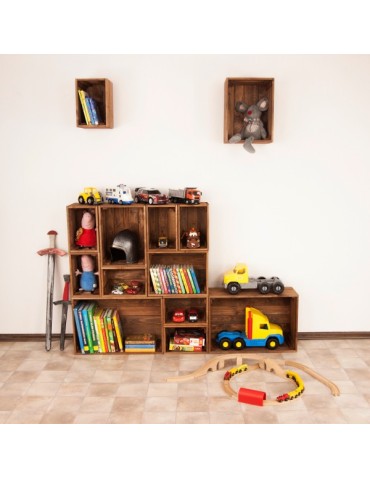 Skrzynie i skrzynki drewniane - Skrzynki drewniane zestaw skrzynek na warzywa drewniana skrzynka 4szt 30x20 - produkt 9