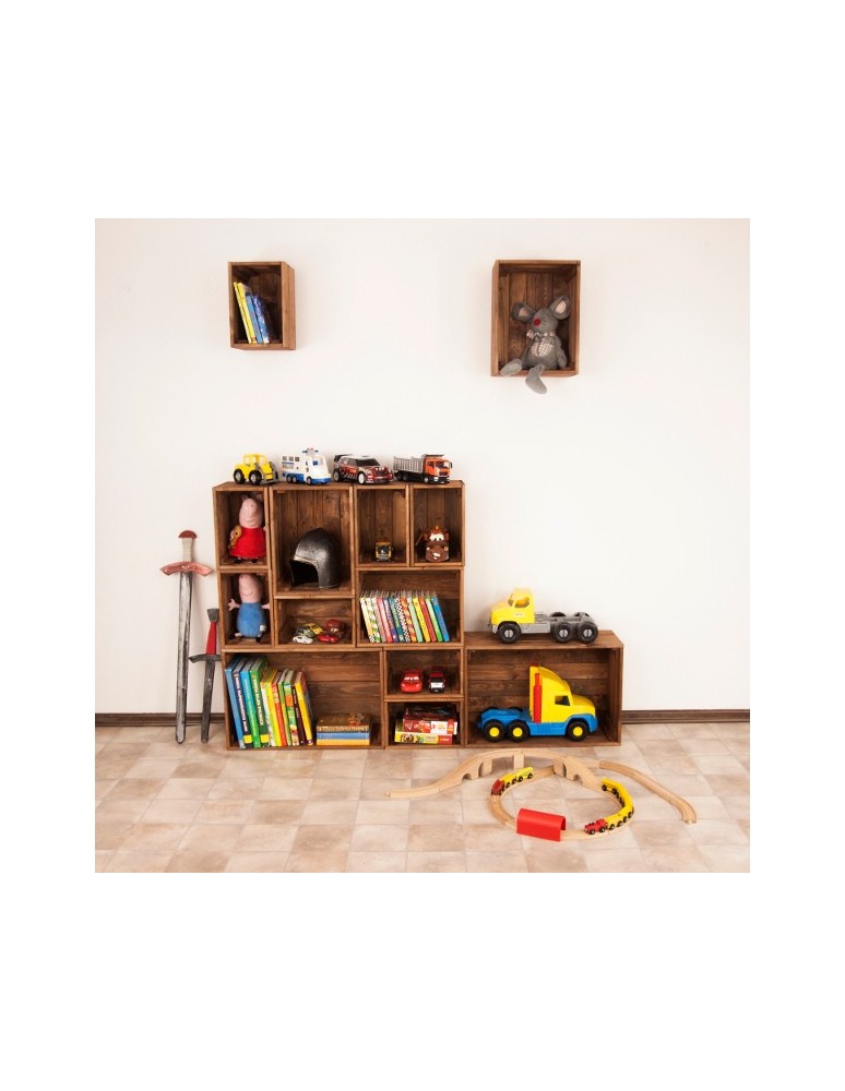 Skrzynie i skrzynki drewniane - Skrzynki drewniane zestaw skrzynek na warzywa drewniana skrzynka 4szt 30x20 - produkt b2b.wamar.biz 9