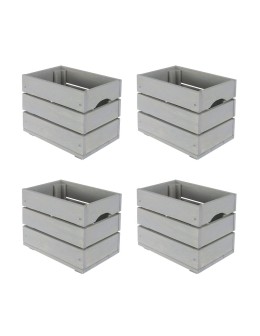 Skrzynki drewniane zestaw skrzynek na warzywa drewniana skrzynka 4szt 30x20