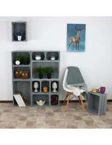 Skrzynie i skrzynki drewniane - Skrzynki drewniane zestaw skrzynek na warzywa drewniana skrzynka 4szt 30x20 - product 5