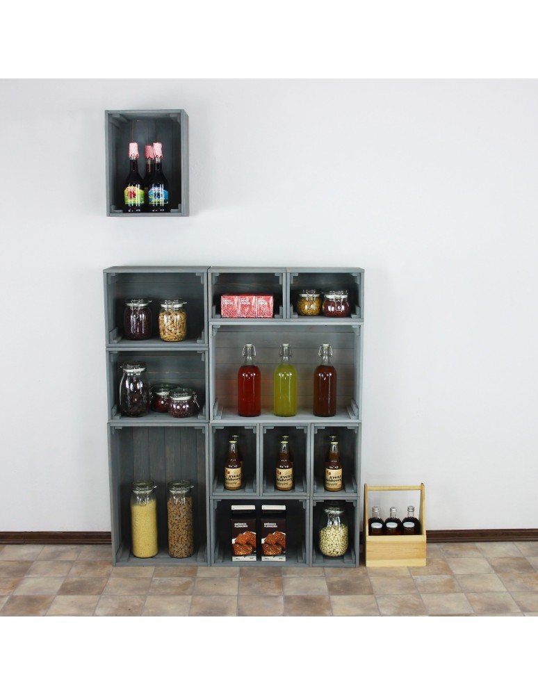 Skrzynie i skrzynki drewniane - Skrzynki drewniane zestaw skrzynek na warzywa drewniana skrzynka 4szt 30x20 - product b2b.wamar.biz 8