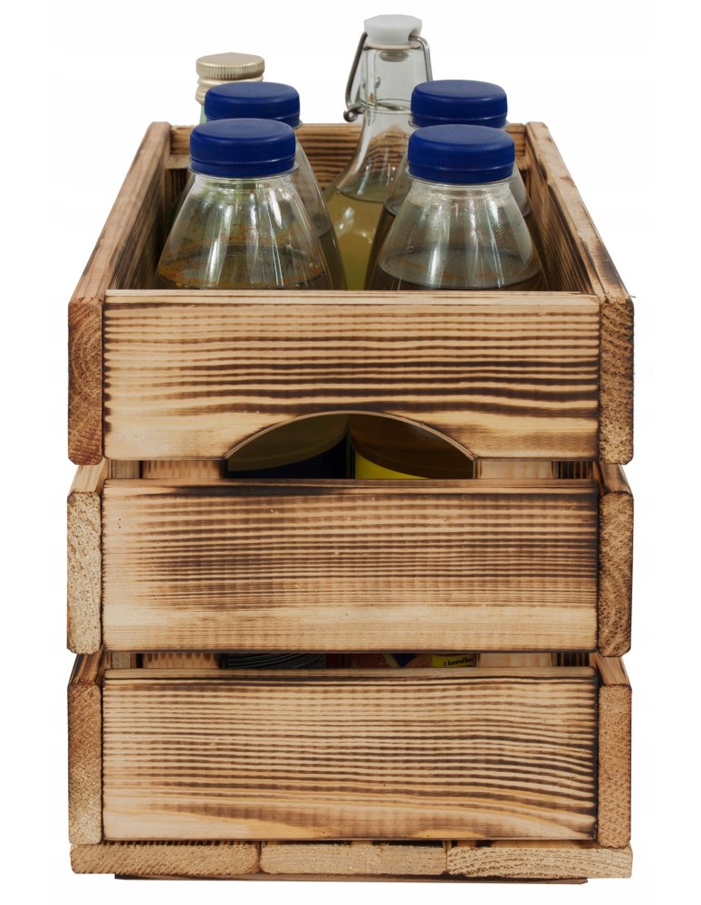 Skrzynie i skrzynki drewniane - Drewniana skrzynka na warzywa skrzyneczka skrzynki drewniane 30x20 SOLIDNA - product b2b.wamar.biz 4