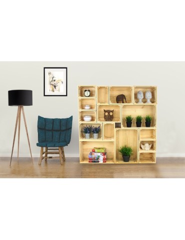 Skrzynie i skrzynki drewniane - Skrzynki drewniane zestaw skrzynek na warzywa drewniana skrzynka 4szt 30x20 - produkt 10