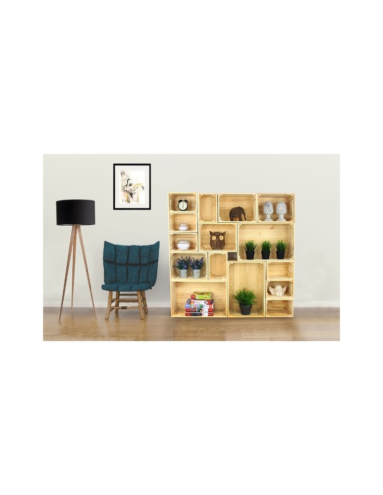 Skrzynie i skrzynki drewniane - Skrzynki drewniane zestaw skrzynek na warzywa drewniana skrzynka 4szt 30x20 - produkt b2b.wamar.biz 10