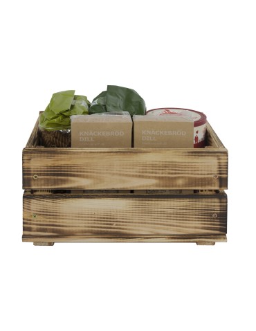 Skrzynie i skrzynki drewniane - Drewniana skrzynka na warzywa skrzyneczka skrzynki drewniane 30x20 sosna - product 7