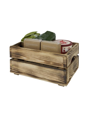 Skrzynie i skrzynki drewniane - Drewniana skrzynka na warzywa skrzyneczka skrzynki drewniane 30x20 sosna - product 8