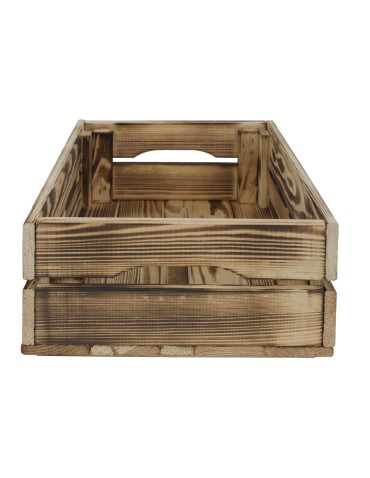 Skrzynie i skrzynki drewniane - Drewniana skrzynka na warzywa skrzyneczka skrzynki drewniane 40x30 sosna - product 3