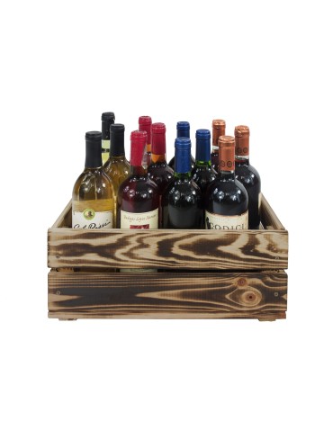 Skrzynie i skrzynki drewniane - Drewniana skrzynka na warzywa skrzyneczka skrzynki drewniane 40x30 sosna - product 4