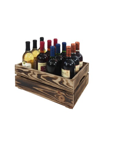 Skrzynie i skrzynki drewniane - Drewniana skrzynka na warzywa skrzyneczka skrzynki drewniane 40x30 sosna - product 5