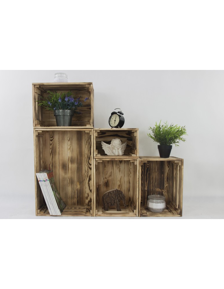 Skrzynie i skrzynki drewniane - Drewniana skrzynka na warzywa skrzyneczka skrzynki drewniane 40x30 sosna - product b2b.wamar.biz 11