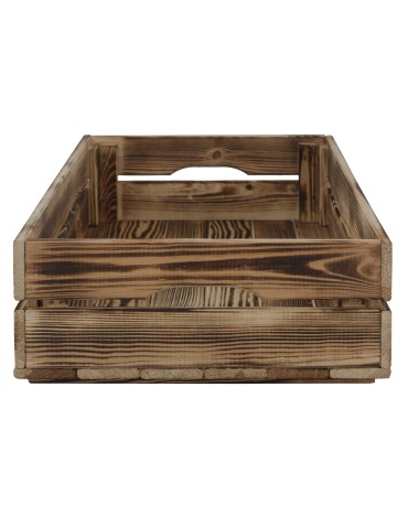 Skrzynie i skrzynki drewniane - Drewniana skrzynka na warzywa skrzyneczka skrzynki drewniane 60x40 DUŻA EKO - product 3