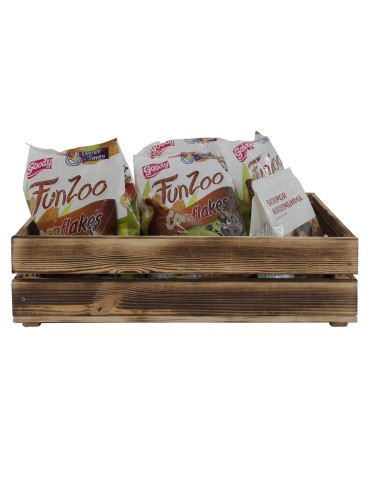 Skrzynie i skrzynki drewniane - Drewniana skrzynka na warzywa skrzyneczka skrzynki drewniane 60x40 DUŻA EKO - product 4