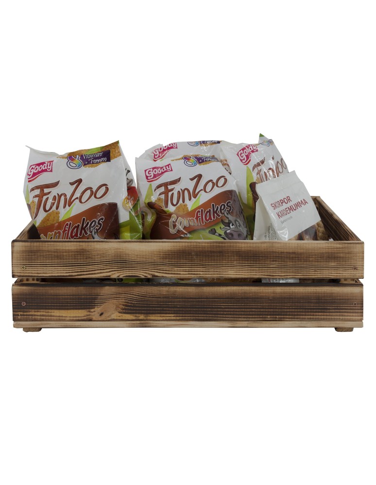 Skrzynie i skrzynki drewniane - Drewniana skrzynka na warzywa skrzyneczka skrzynki drewniane 60x40 DUŻA EKO - product b2b.wamar.biz 4