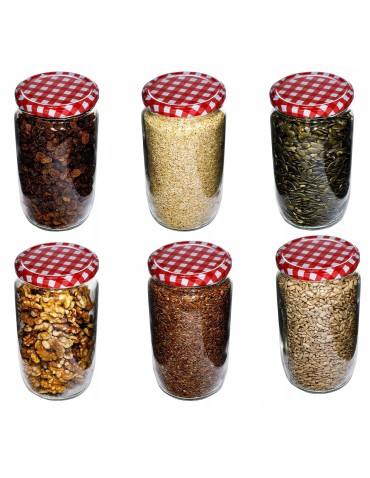 SŁOIK 720ml SŁOIKI NA PRZETWORY ATEST PZH 6SZT