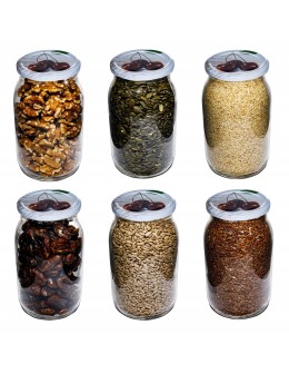 SŁOIK 900ml SŁOIKI NA PRZETWORY ATEST PZH 6SZT