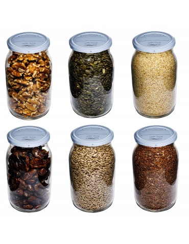 SŁOIK 900ml SŁOIKI NA PRZETWORY ATEST PZH 6SZT