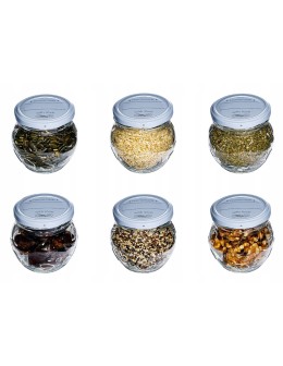 SŁOIK 215 ml AŻUROWY ATEST PZH NA PRZETWORY 6SZT