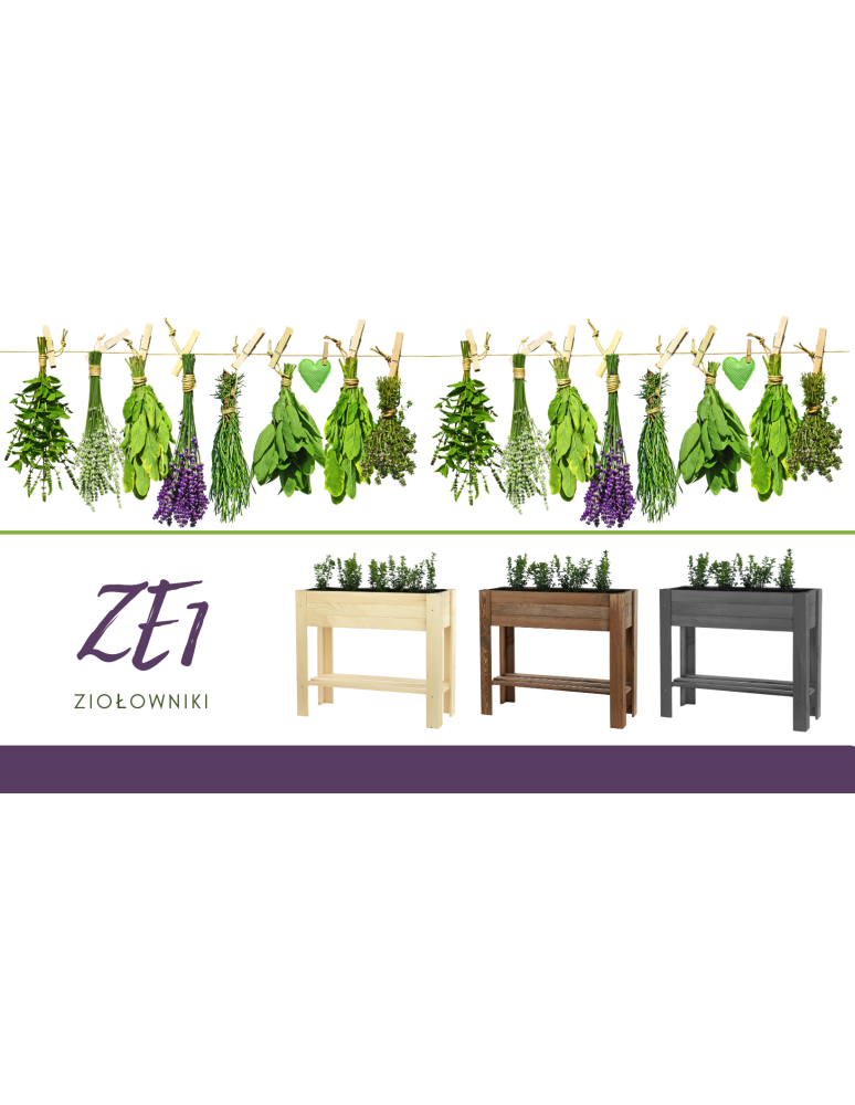 Uprawowe skrzynie ogrodowe- Warzywniaki- skrzynia do uprawy - Donica na nogach warzywniak drewniana skrzynia na warzywa wysoki ziołownik - product b2b.wamar.biz 2