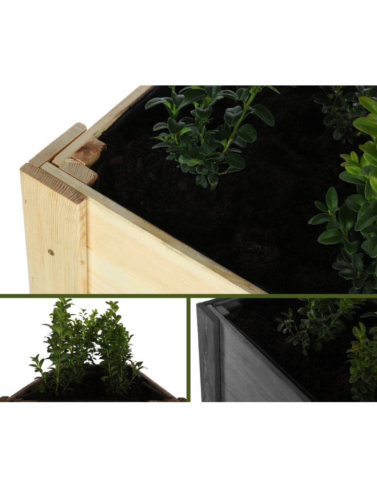 Uprawowe skrzynie ogrodowe- Warzywniaki- skrzynia do uprawy - Donica na nogach warzywniak drewniana skrzynia na warzywa wysoki ziołownik - product b2b.wamar.biz 6